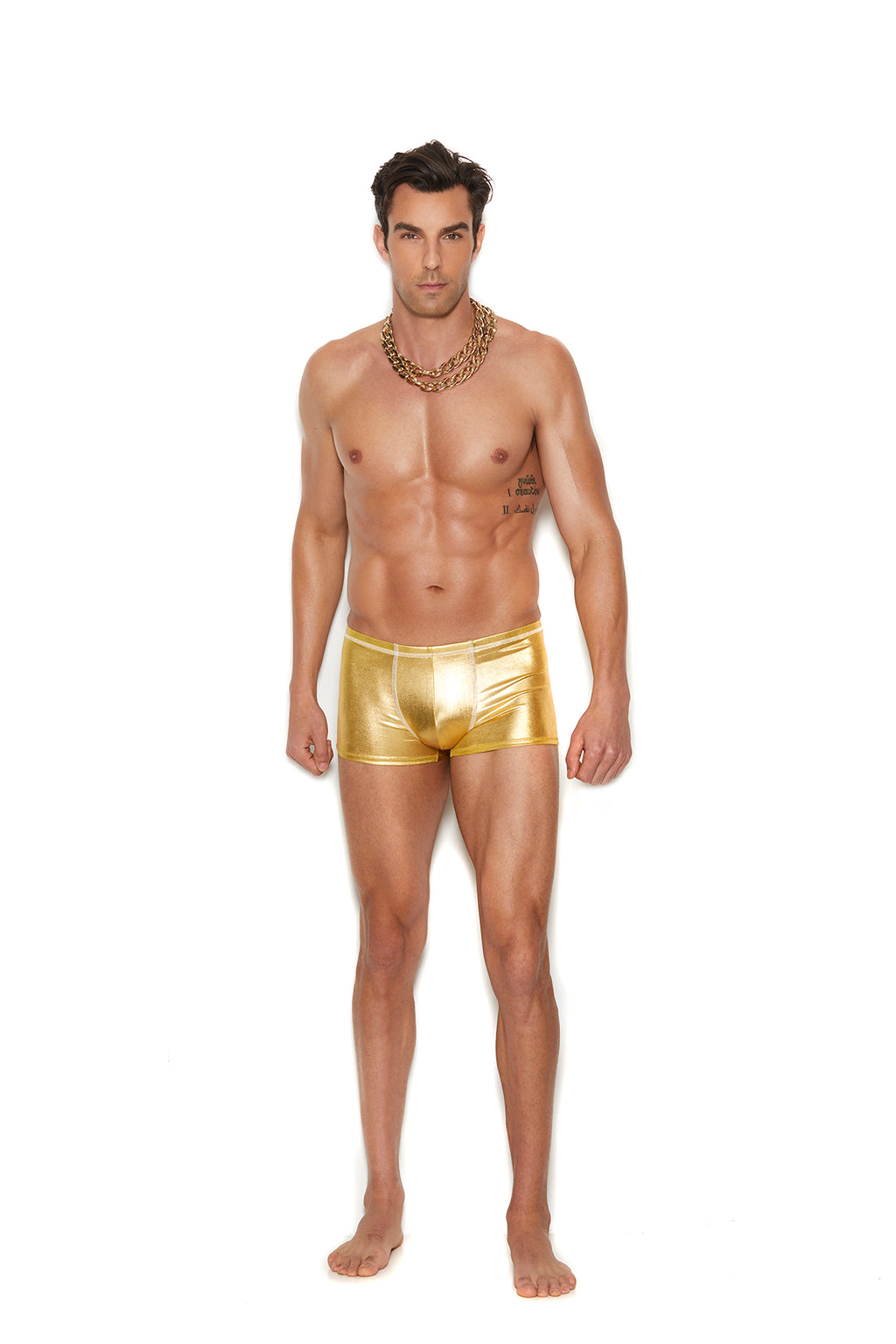 Men's Lamé Boxer Brief by Elegant Moments - front view