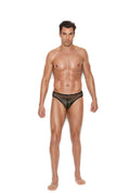 Men's Fishnet Thong-Back Brief - front view