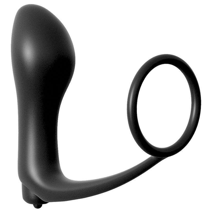 Anal Fantasy Ass-Gasm Vibrating Plug & Cock Ring product view