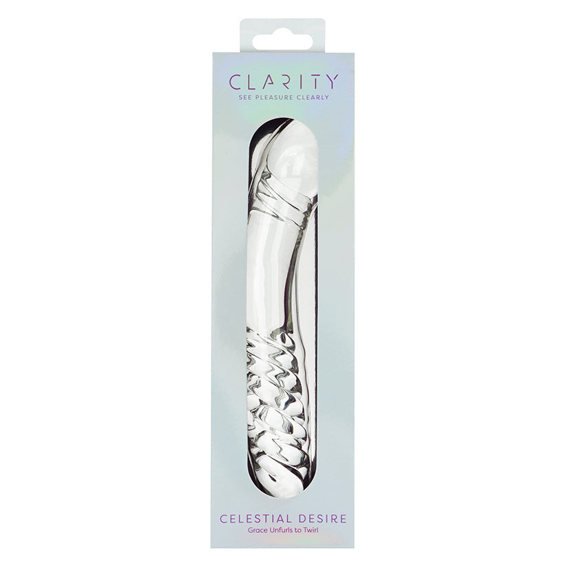 Clarity Glass Dildo Celestial Desire - Glass Toys - Lady Sif’s Den