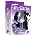 The 9's The Silver Starter Bejeweled Heart Plug - Violet - Anal Toys - Lady Sif’s Den - Violet - IB2610 - 2