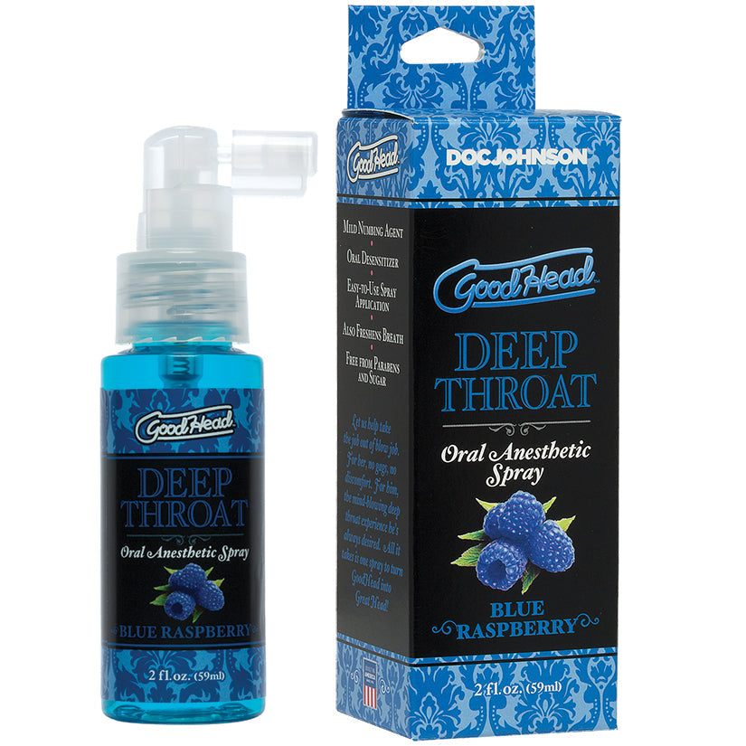 GoodHead Deep Throat Spray - Blue Raspberry