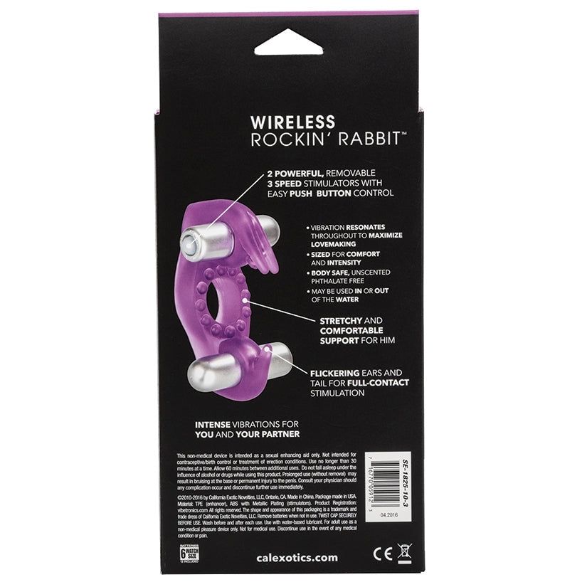 Wireless Rockin' Rabbit - Purple - Rabbit Vibrator - Lifestyle