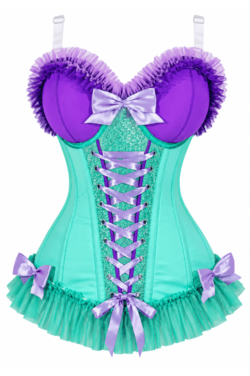 Lavish Enchanted Mermaid Bustier Corset