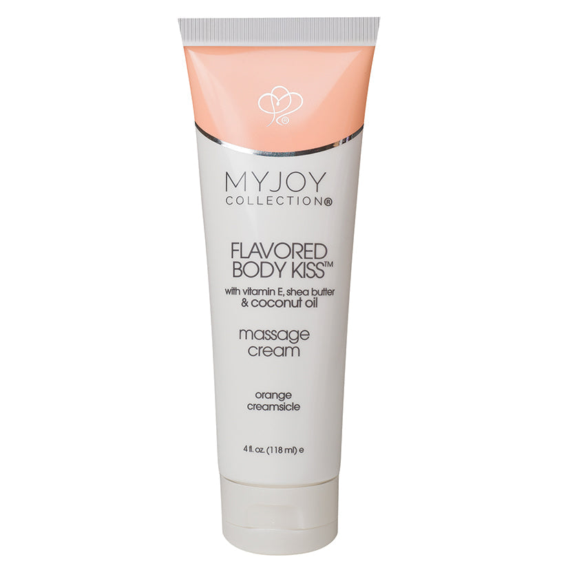 My Joy Collection Flavored Body Kiss Massage Cream – Orange Creamsicle 4oz – product image