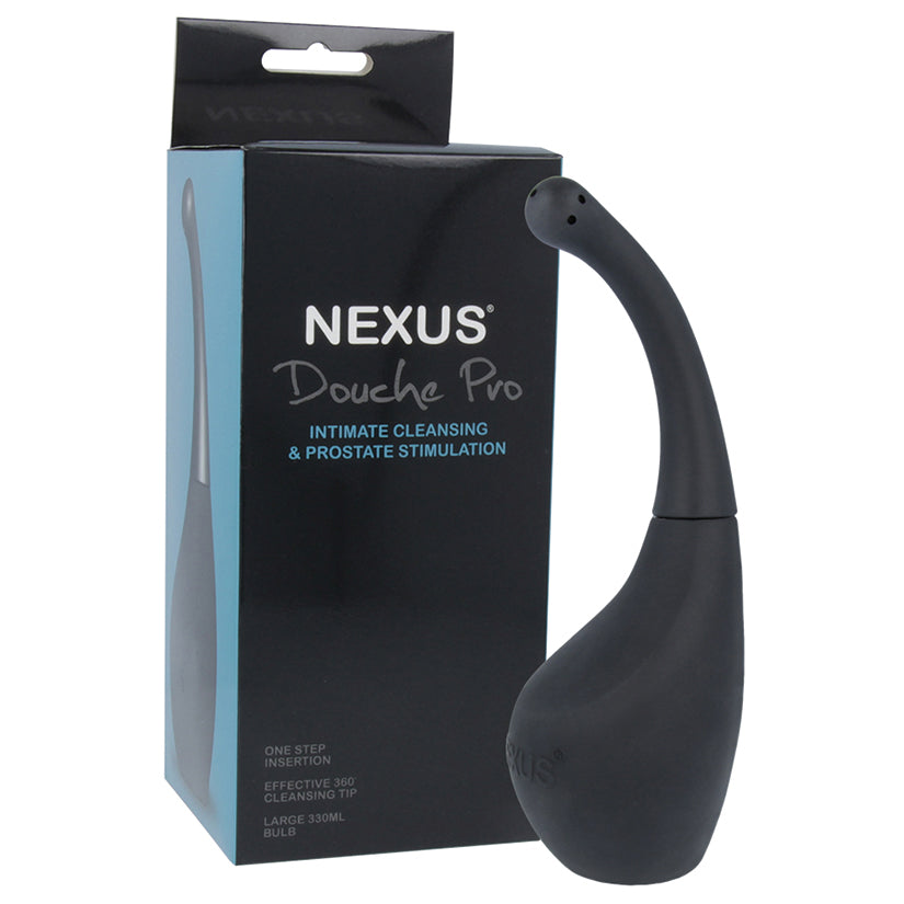 Nexus Anal Douche with Prostate Nozzle - Black - Anal Accessories - Lady Sif’s Den