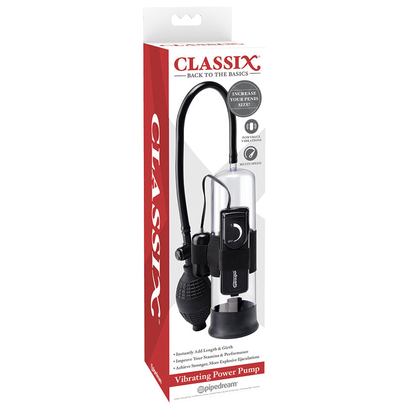 Classix Vibrating Power Pump - Penis Accessories & Pumps - Pipedream