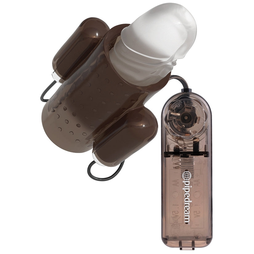 Classix Dual Vibrating Penis Sleeve - Smoke alternate view