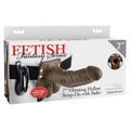 Fetish Fantasy Series Vibrating Hollow Strap – On – Chocolate 7 – product image