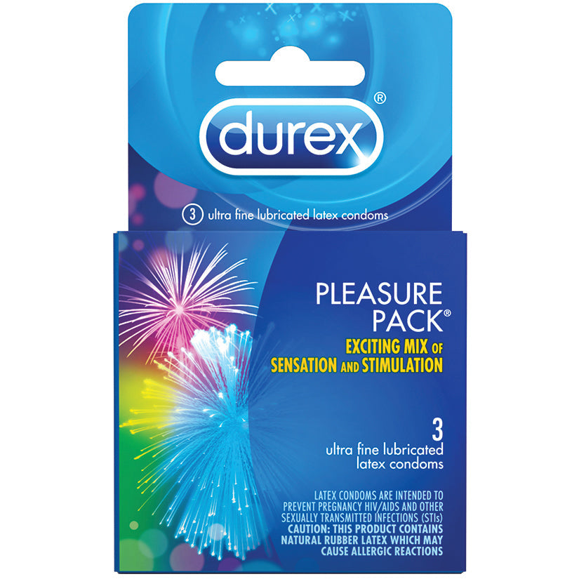 Durex Pleasure Pack (3 Pack) - Condoms - Paradise Marketing