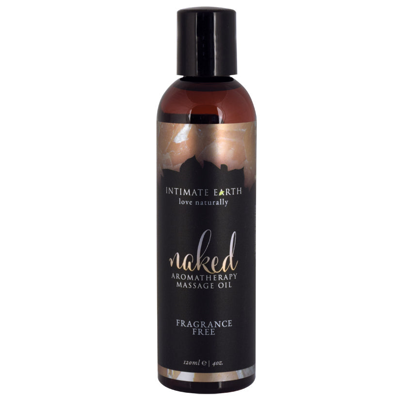 Intimate Earth Naked Fragrance-Free Massage Oil 4 oz