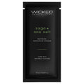 Wicked Sensual Massage Cream – Sage + Sea Salt Scented 10ml Foil – product image