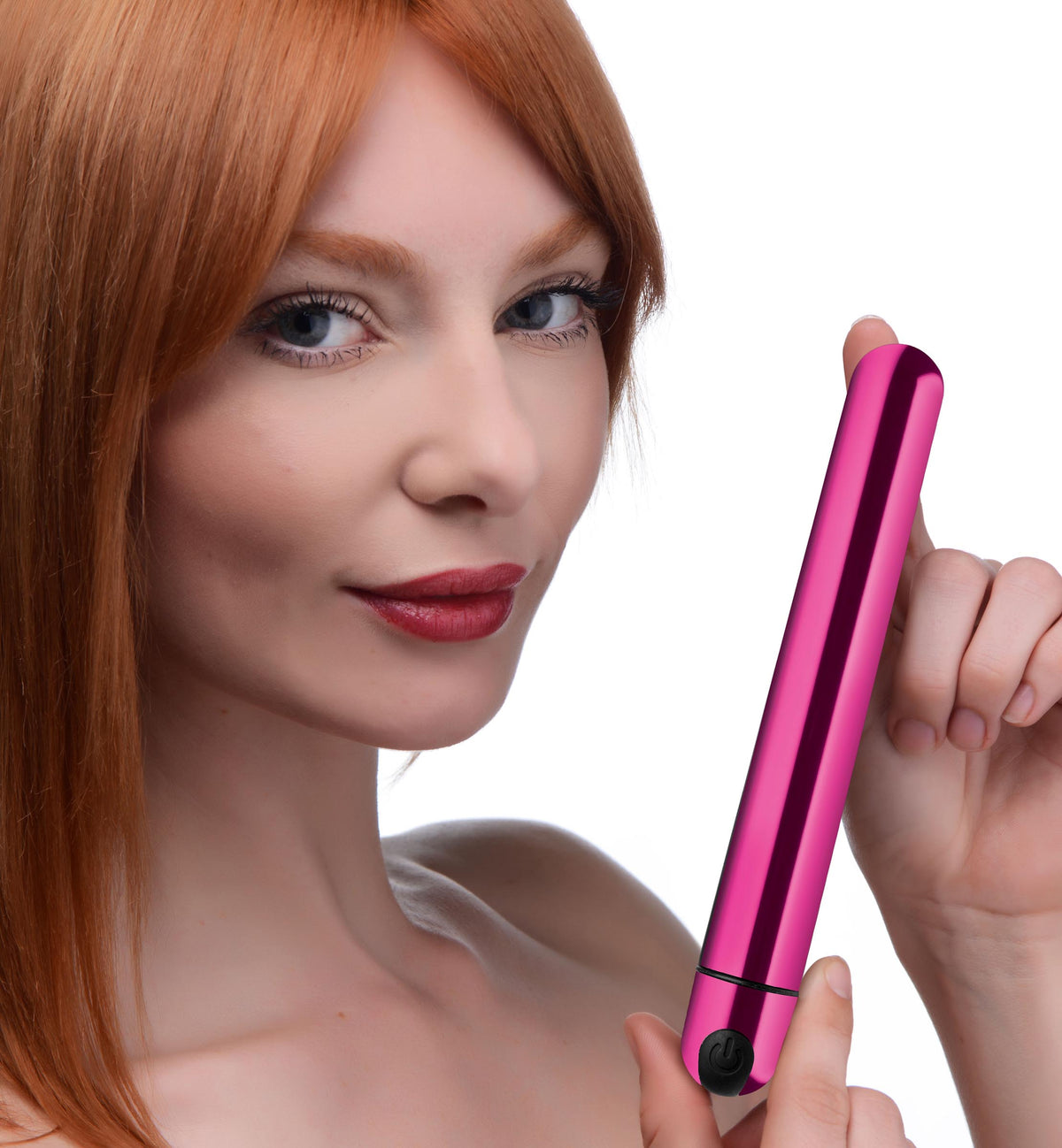 Bang 10X slim metallic pink bullet vibrator