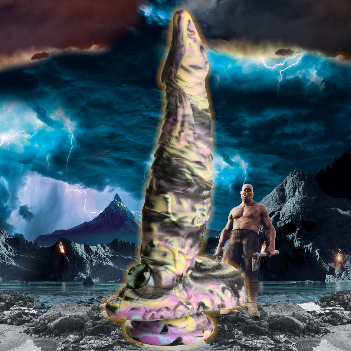 Cyclops Monster silicone fantasy dildo