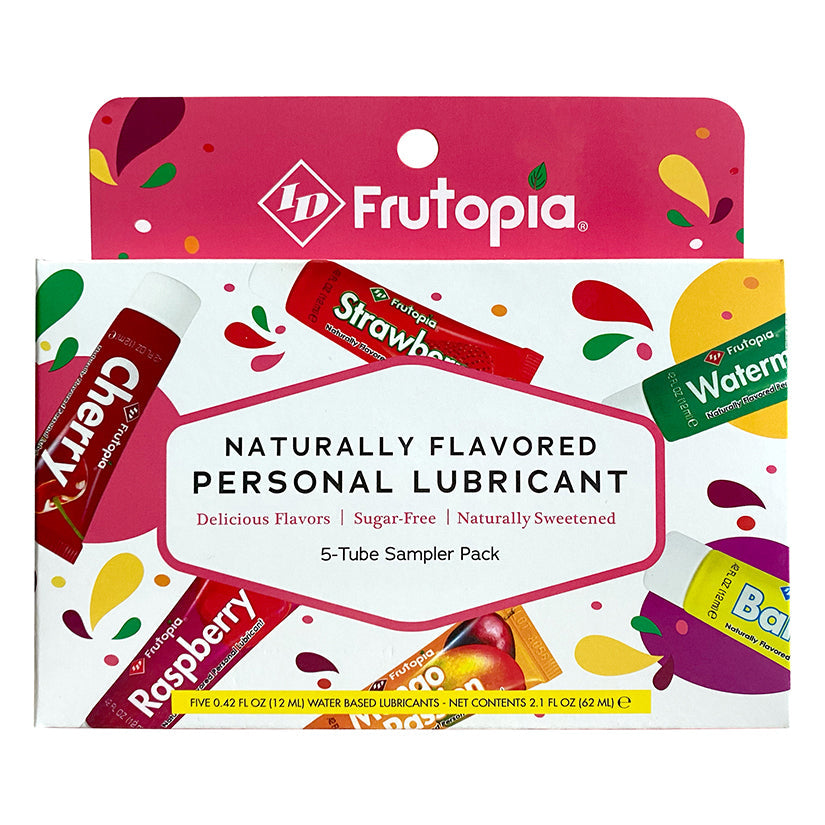 ID Frutopia assorted flavored lubricant tubes