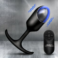 XL weighted vibrating silicone anal plug